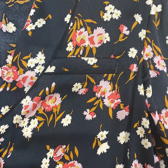 A.L.C. black floral print blouse - Picture 5 of 5